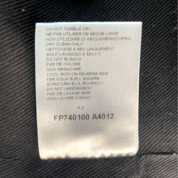 Pierre Balmain Women's Black Double-Breasted Military Blazer Size 38 - Picture 8 of 12